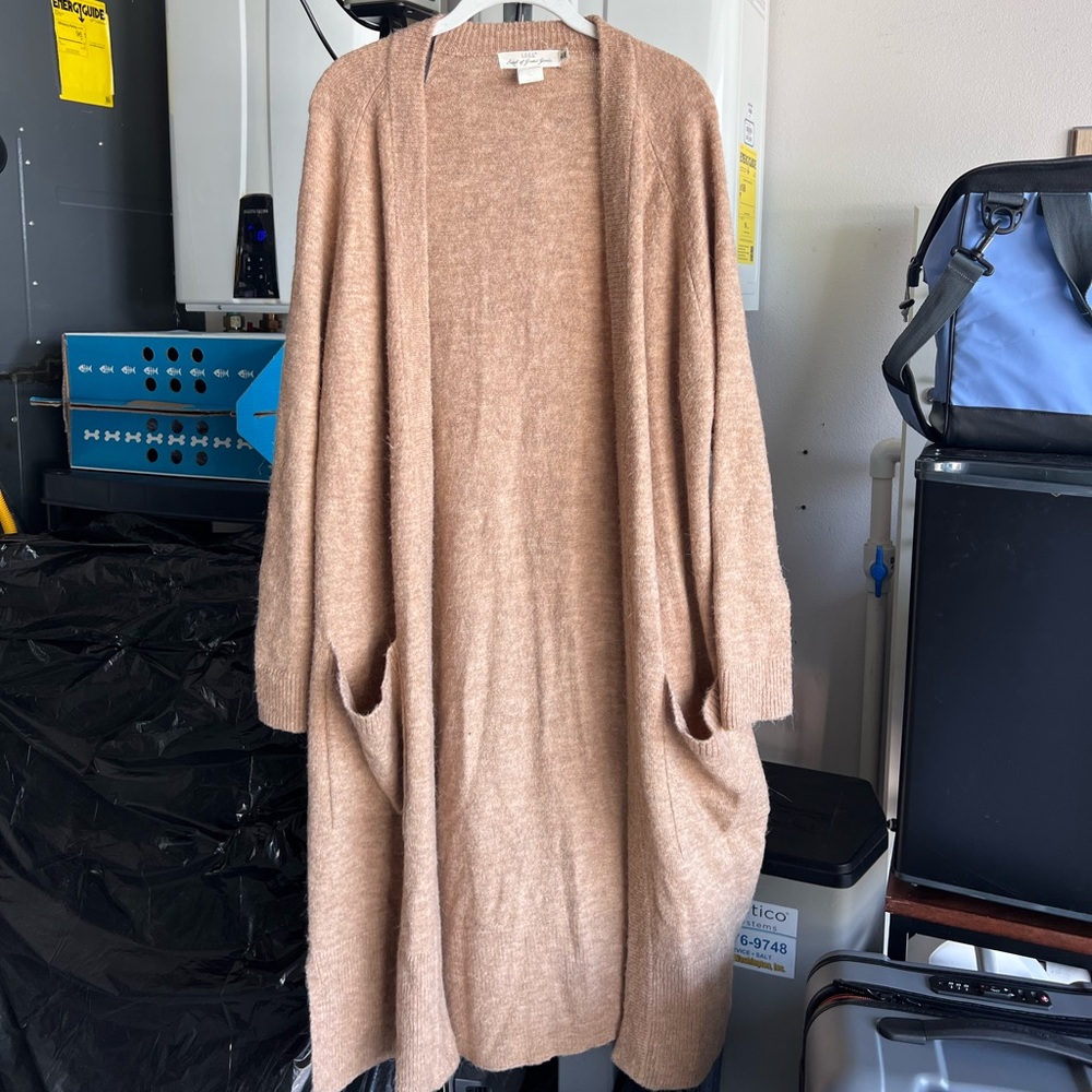 H&M L.O.G.G long cardigan with pockets